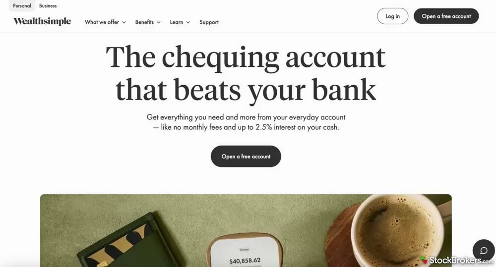 Wealthsimple chequing account Wealthsimple chequing account