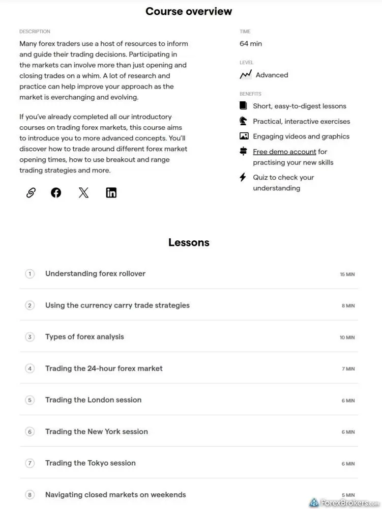 IG training academy course overview