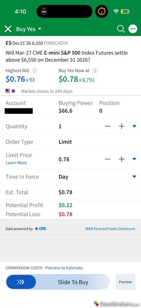 IBKR offers institutional-grade CME event contracts that settle based on the movement of underlying S&P 500 futures.
