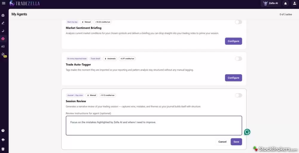 TradeZella AI Agent TradeZella AI Agent